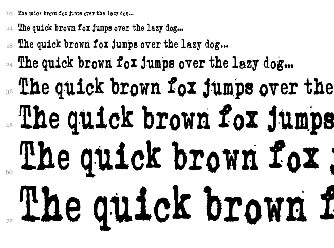 Zombie Queen font waterfall